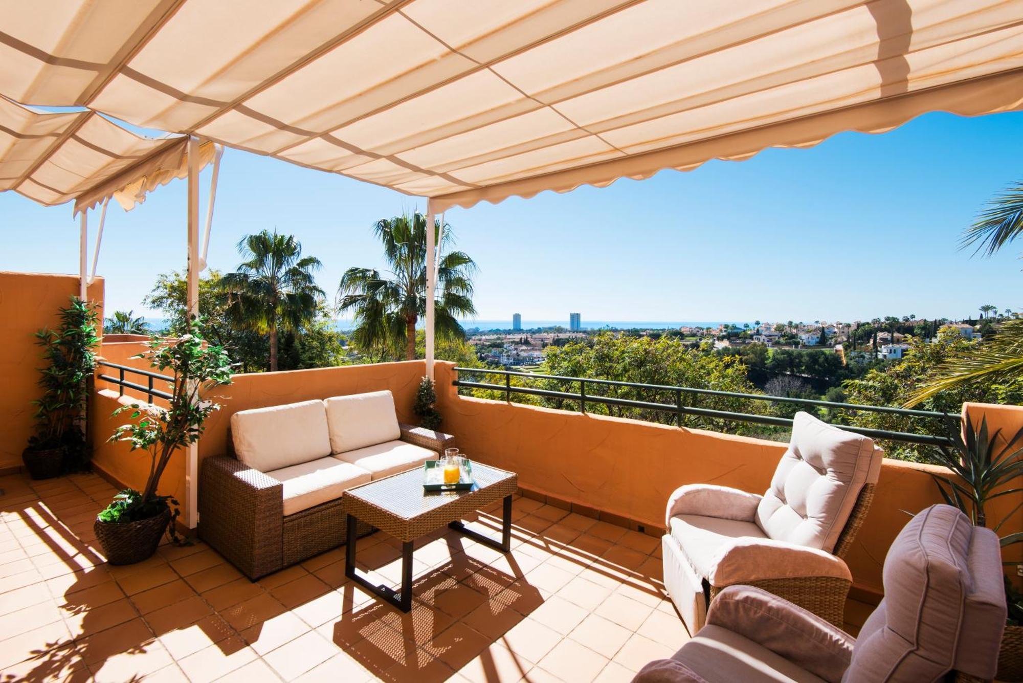 Rentandhomes Penthouse Elviria Golf Marbella Esterno foto
