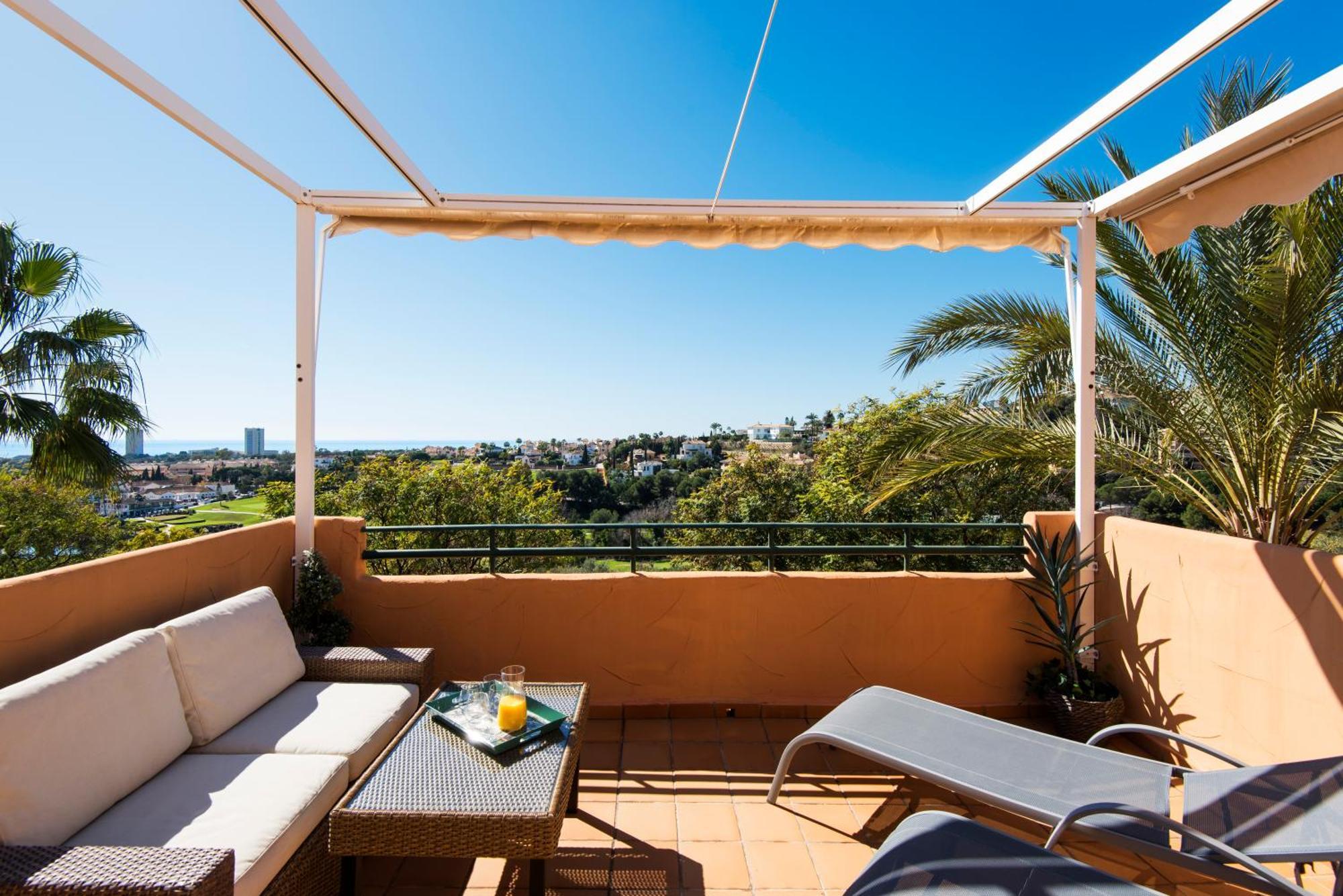 Rentandhomes Penthouse Elviria Golf Marbella Esterno foto